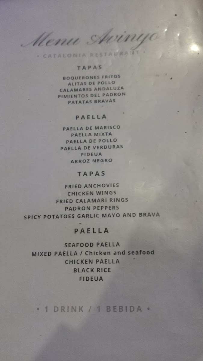 Catalunya Restaurant Photo Menu 8
