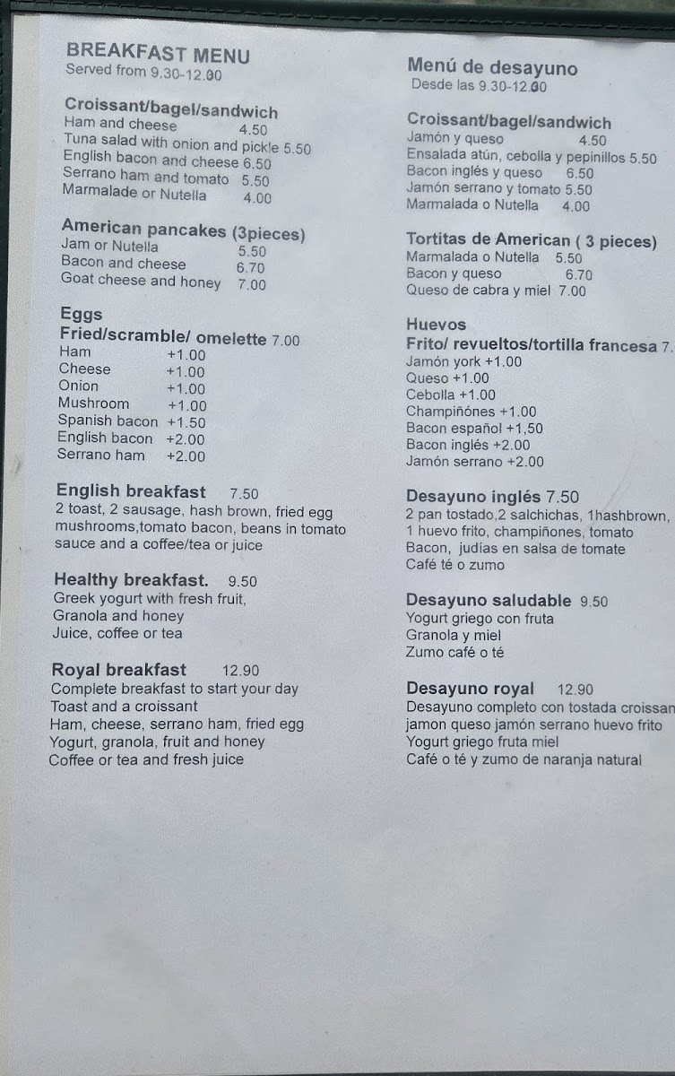 Cafetería Eetcafe Anno 2011 Photo Menu 2