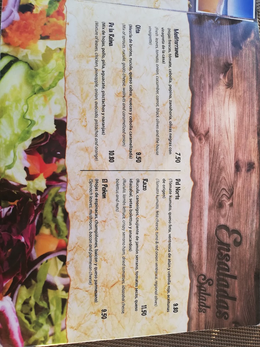 RAZO RESTAURANTE. Photo Menu 10