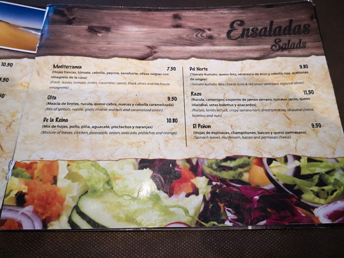 RAZO RESTAURANTE. Photo Menu 6