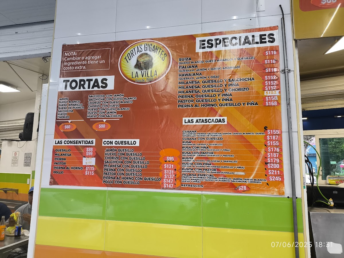Tortas Gigantes La Villa Los No. 1 Photo Menu 6
