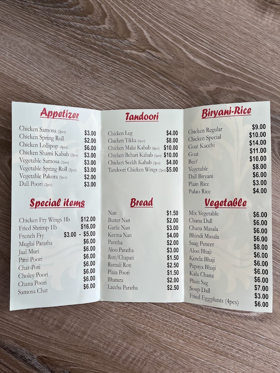 Merit Kabab Palace Photo Menu 3