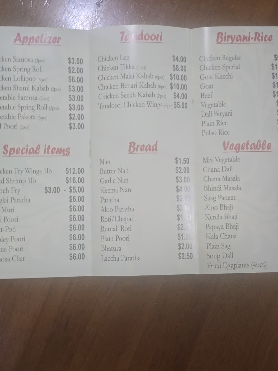 Merit Kabab Palace Photo Menu 5
