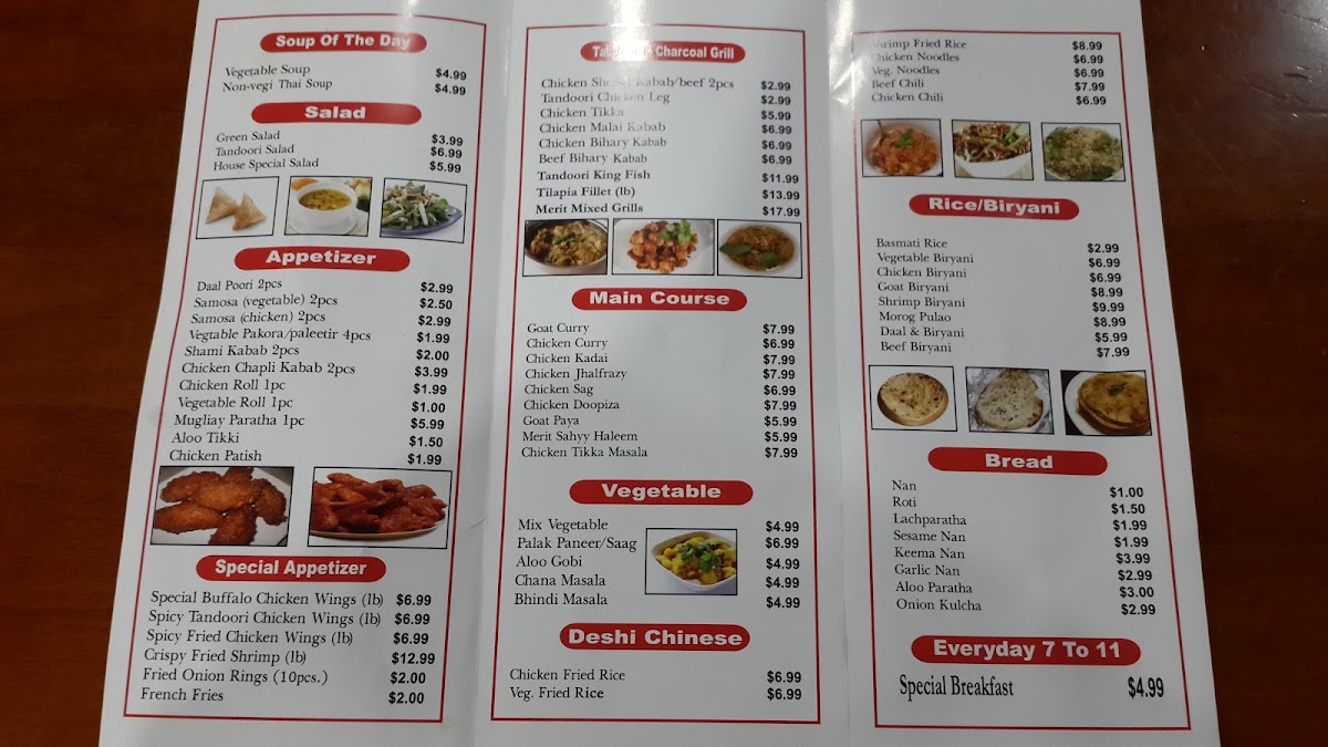 Merit Kabab Palace Photo Menu 6