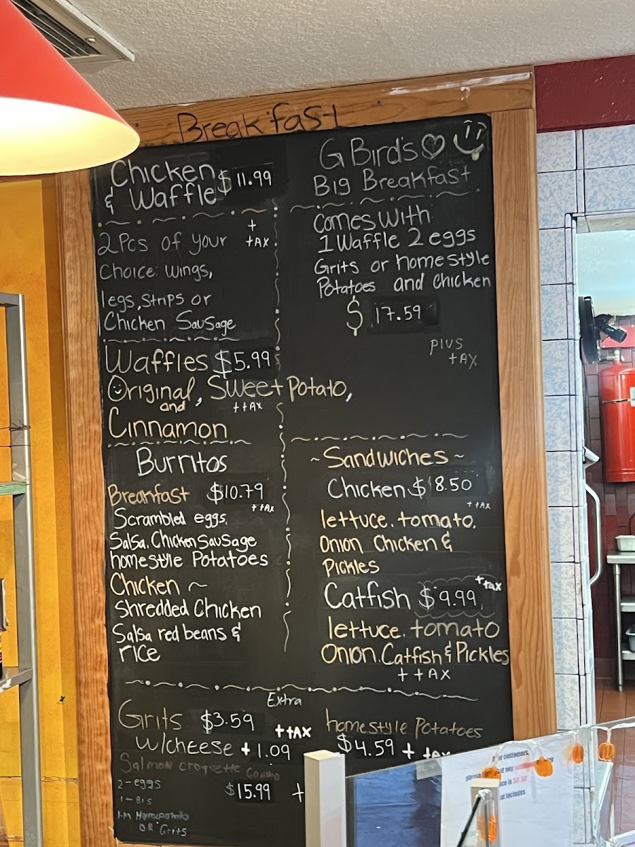 Golden Bird Photo Menu 1