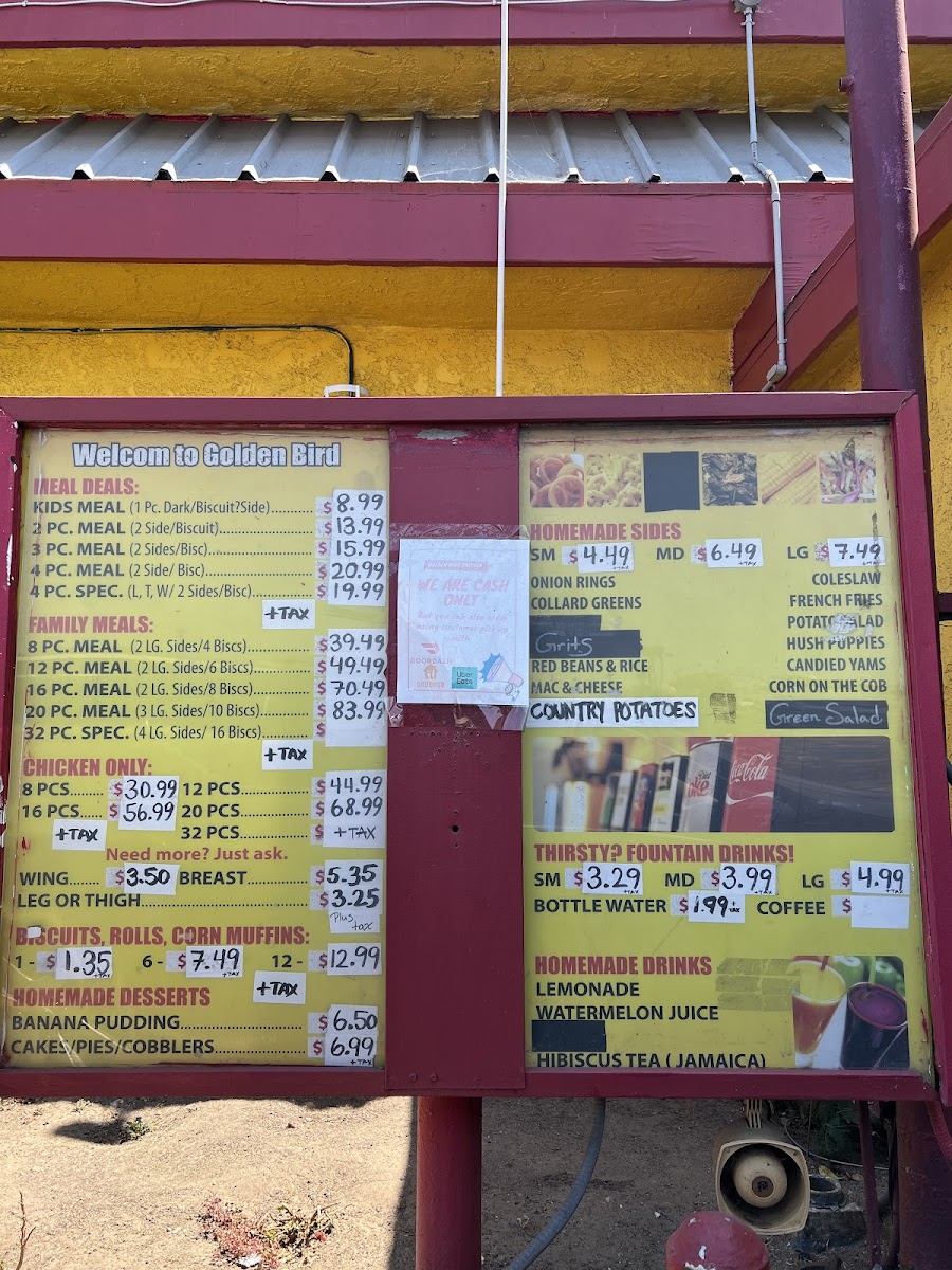 Golden Bird Photo Menu 2