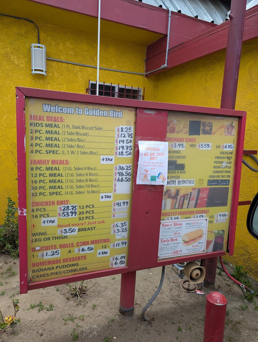 Golden Bird Photo Menu 3