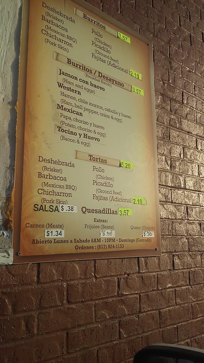 Panaderia La Fe Photo Menu 3