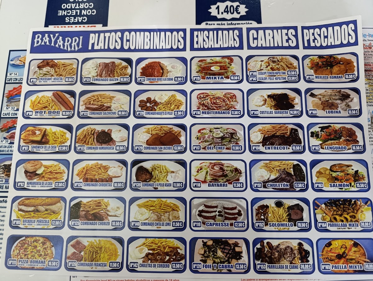 Restaurante Bayarri Photo Menu 9