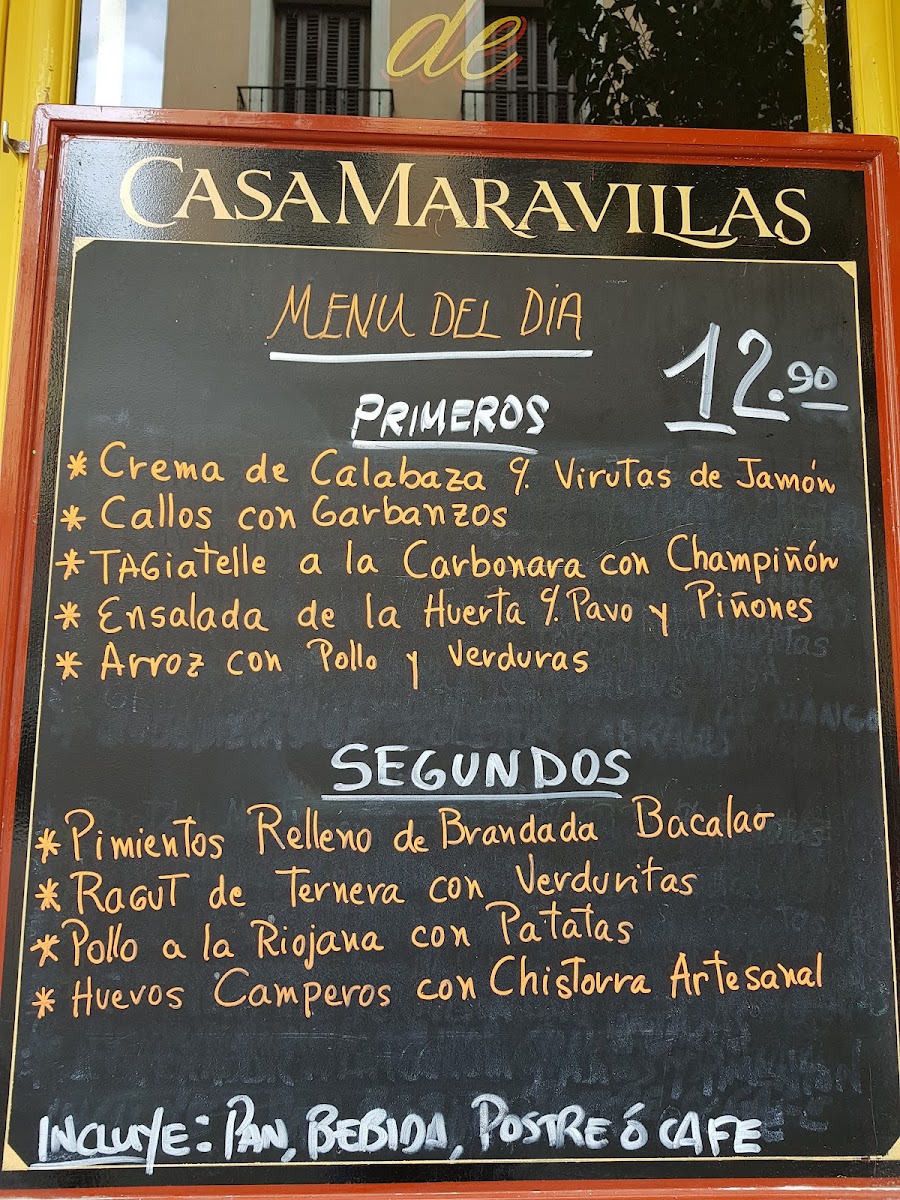 Casa Maravillas Photo Menu 4