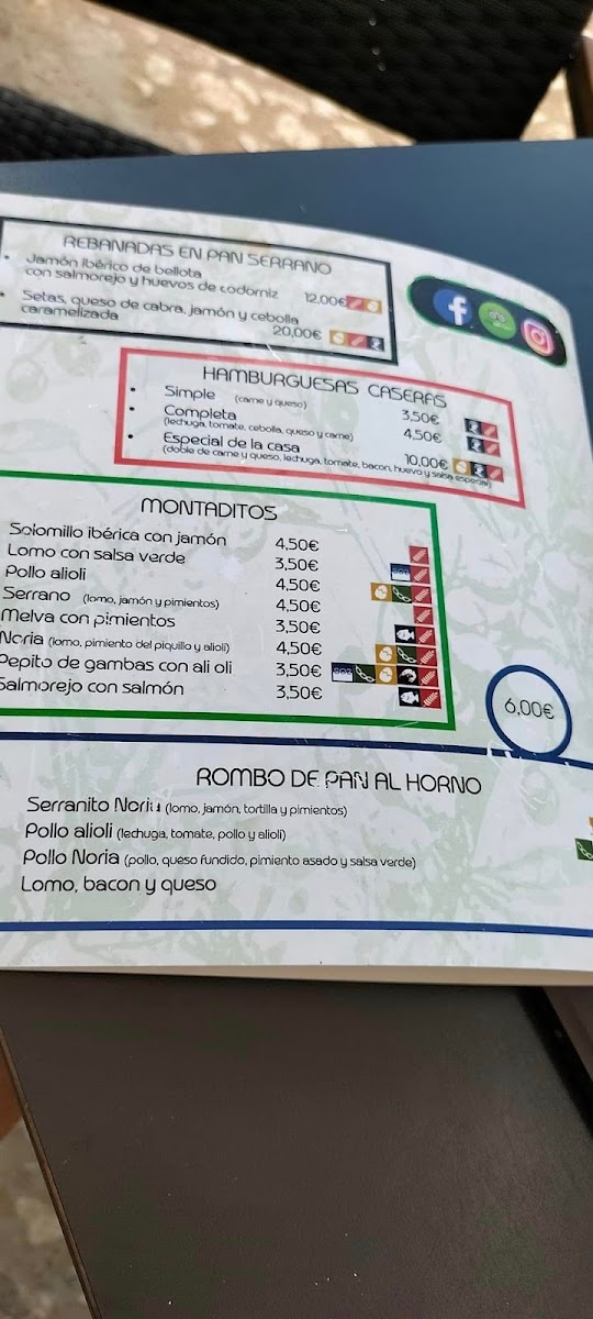 Noria Tapas Photo Menu 9