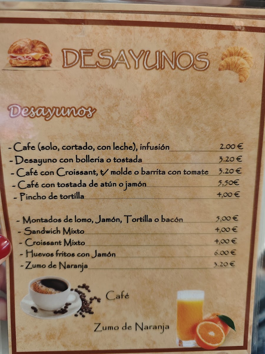 El Viejo Café Photo Menu 3