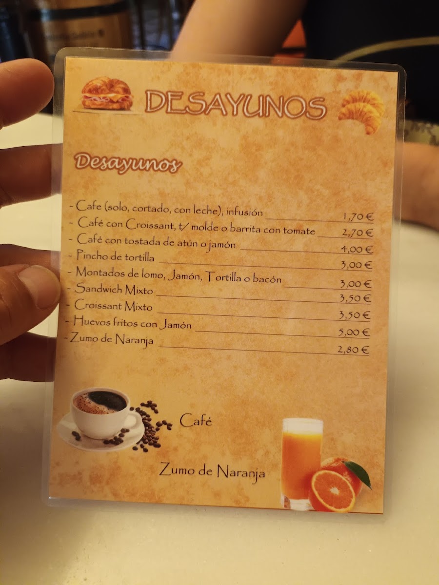 El Viejo Café Photo Menu 8