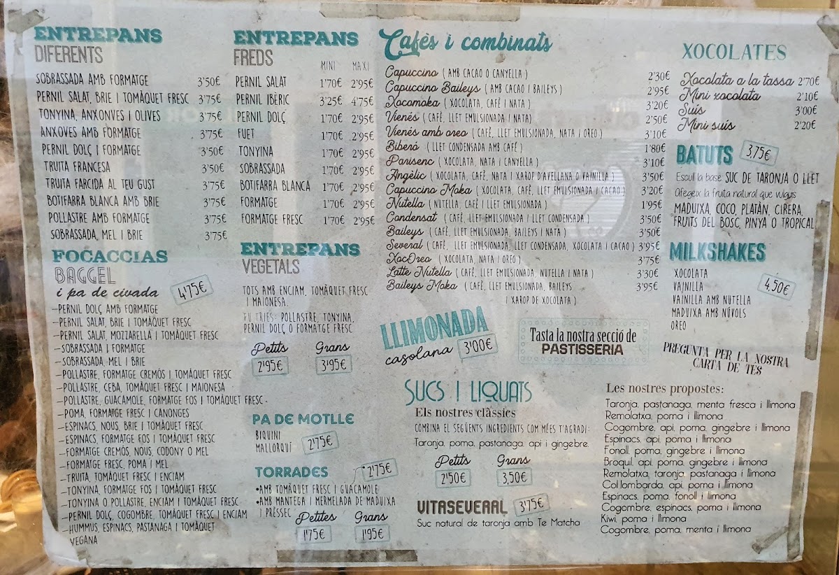 Several cafè Photo Menu 3