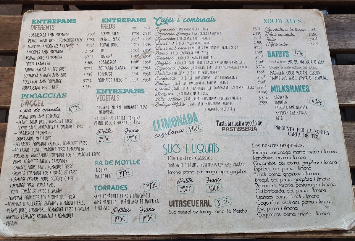 Several cafè Photo Menu 7