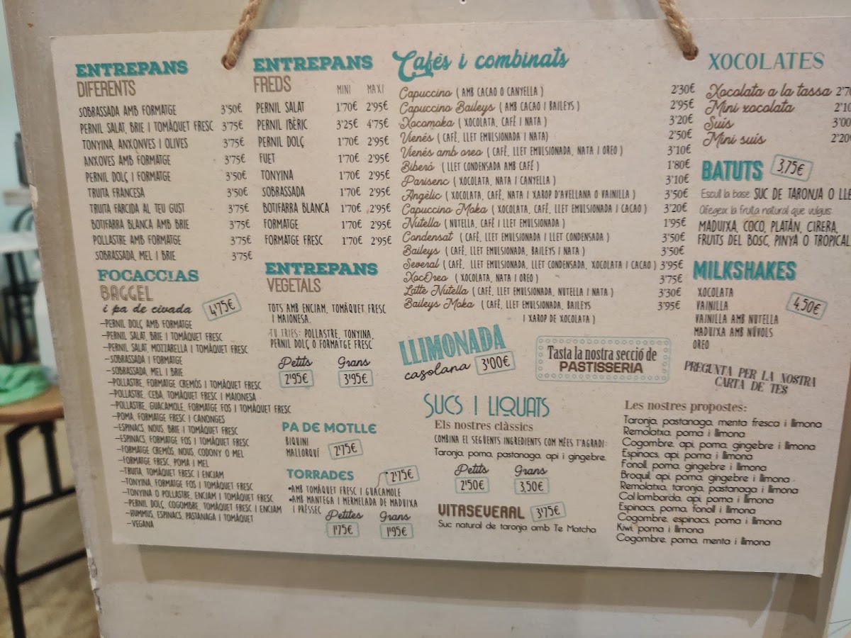 Several cafè Photo Menu 9