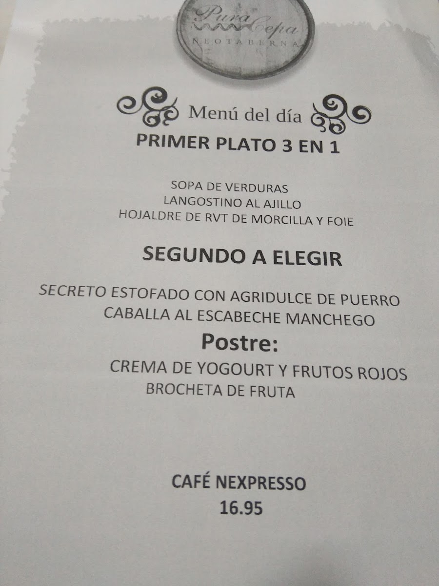 Pura Cepa Neotaberna Photo Menu 2