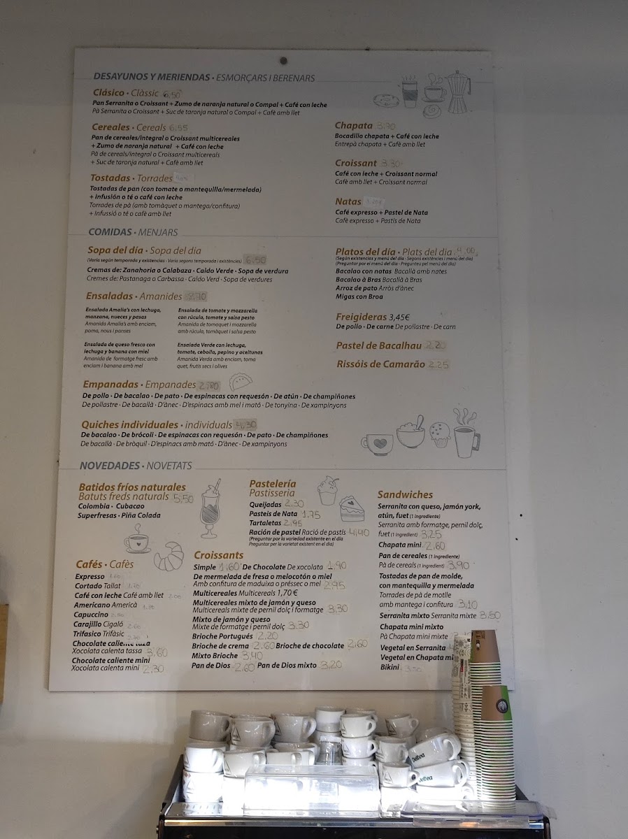 Amalia's Portuguese Flavours Photo Menu 1