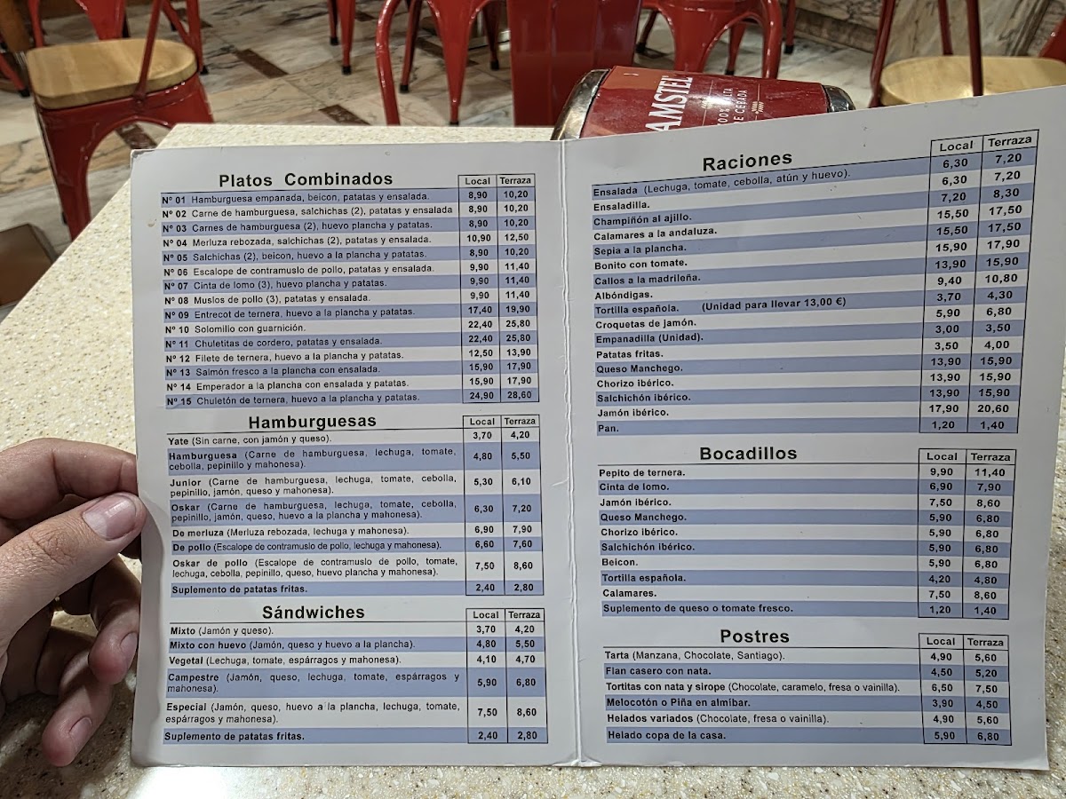 Cafetería Óskar Photo Menu 4