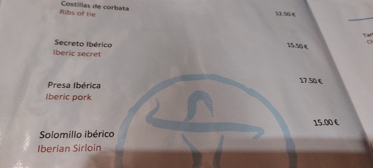 La Tarara Photo Menu 4
