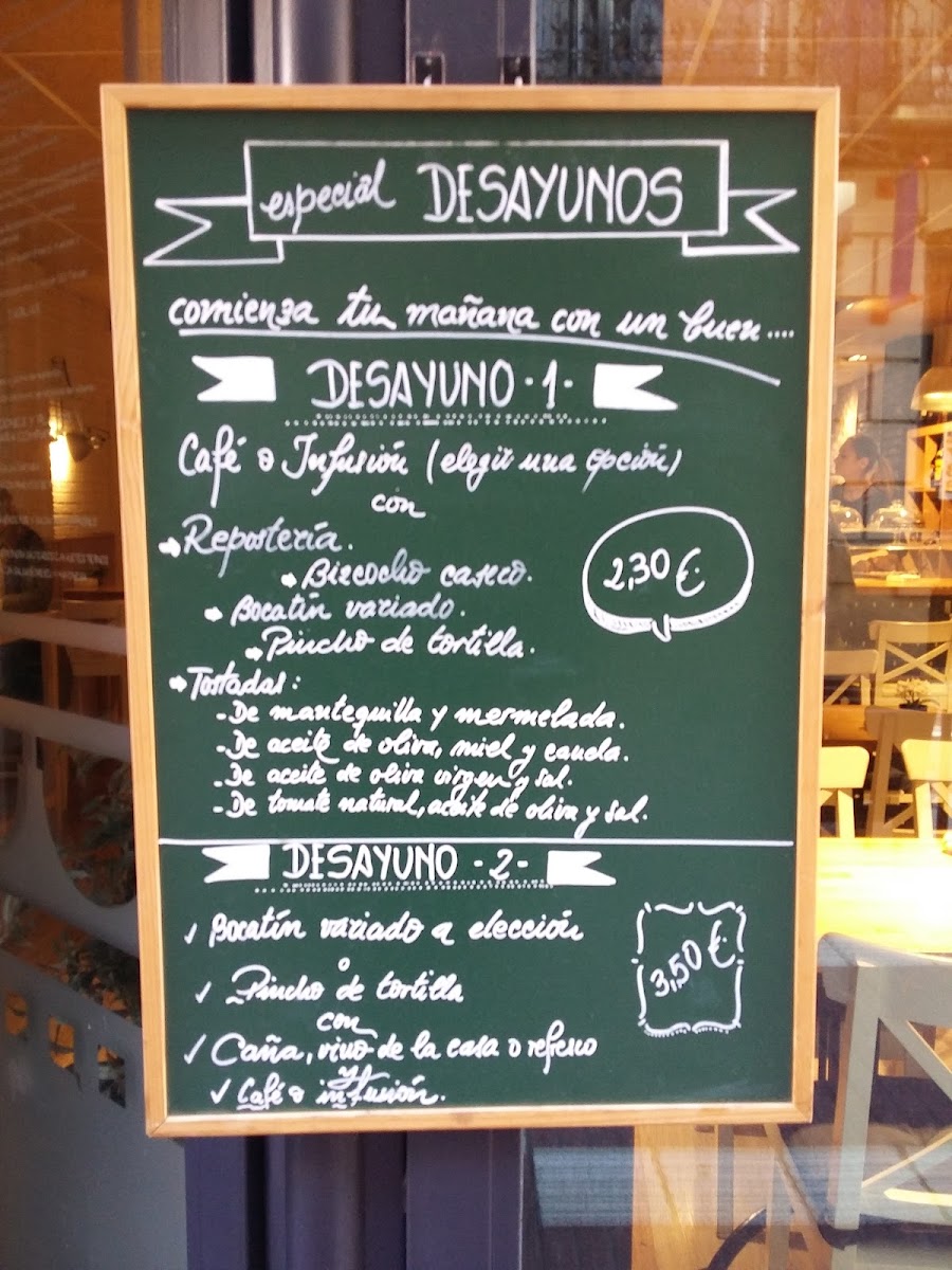 La Cafetería Photo Menu 3