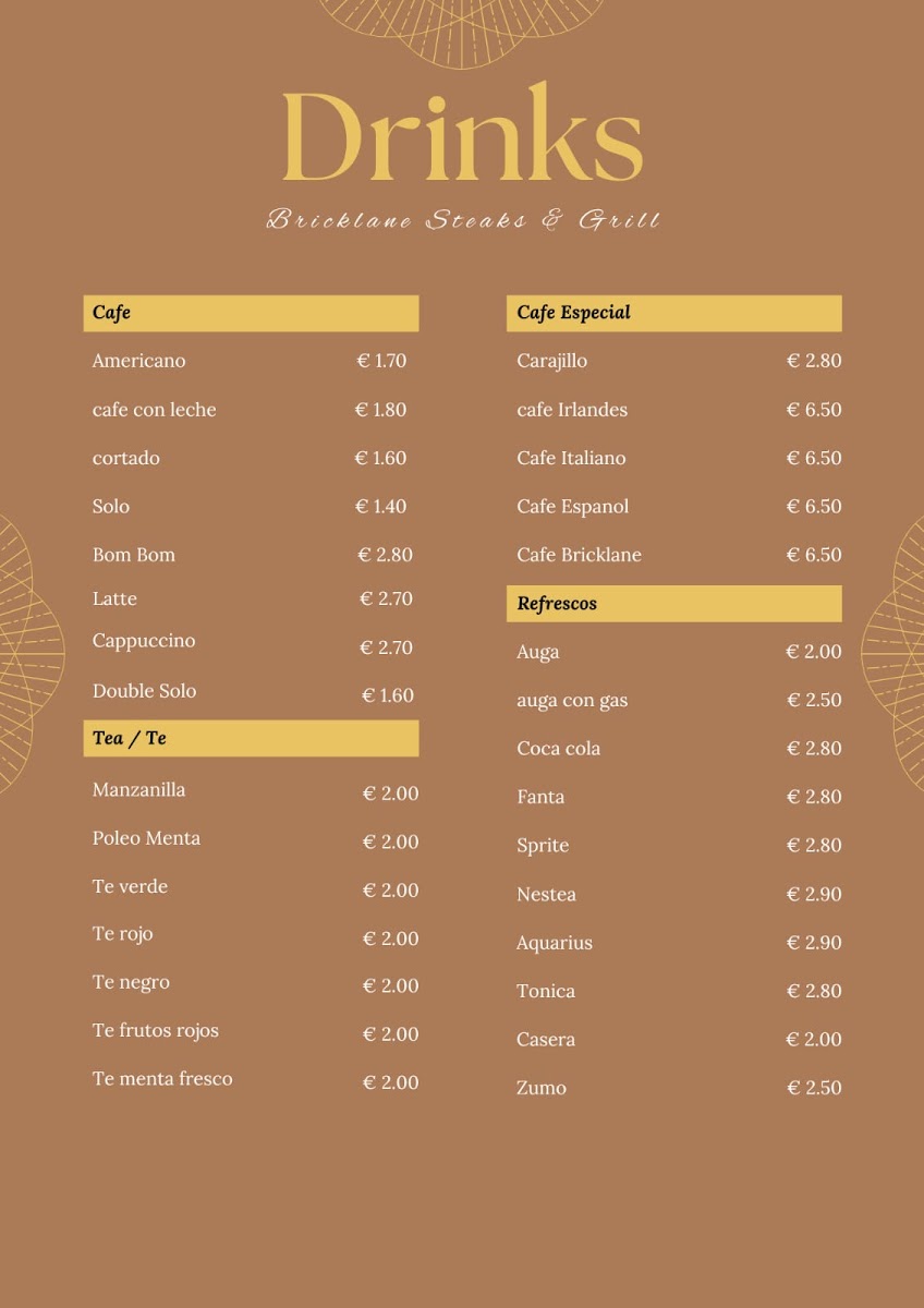 Bricklane Steak and Grill Photo Menu 6