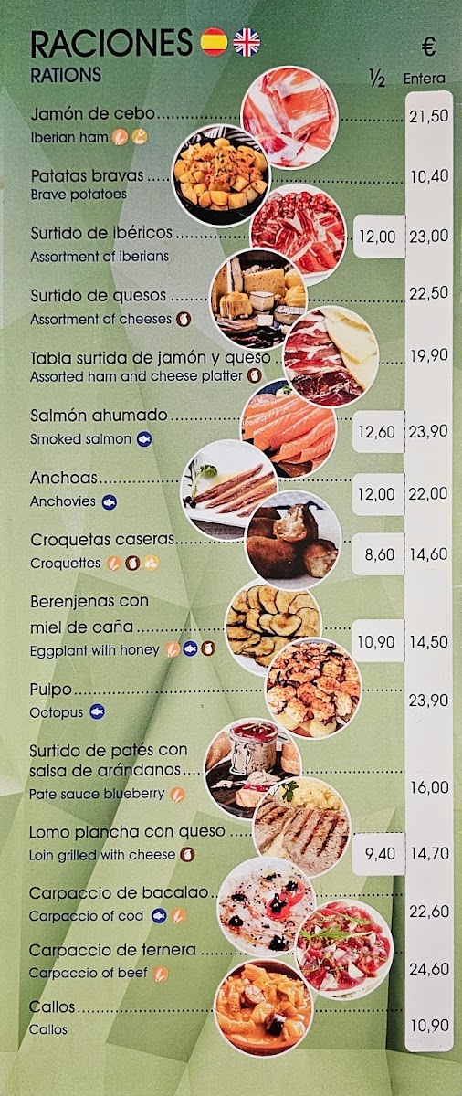 La Bodega de Gran Vía Photo Menu 3