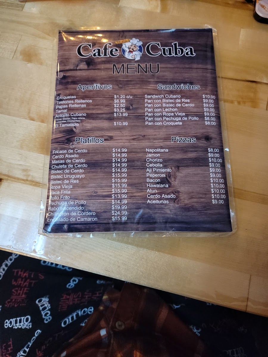 Cafe Cuba Photo Menu 5