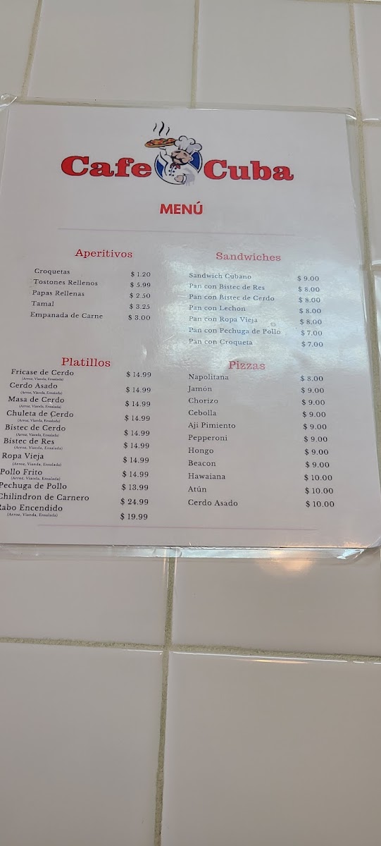 Cafe Cuba Photo Menu 7