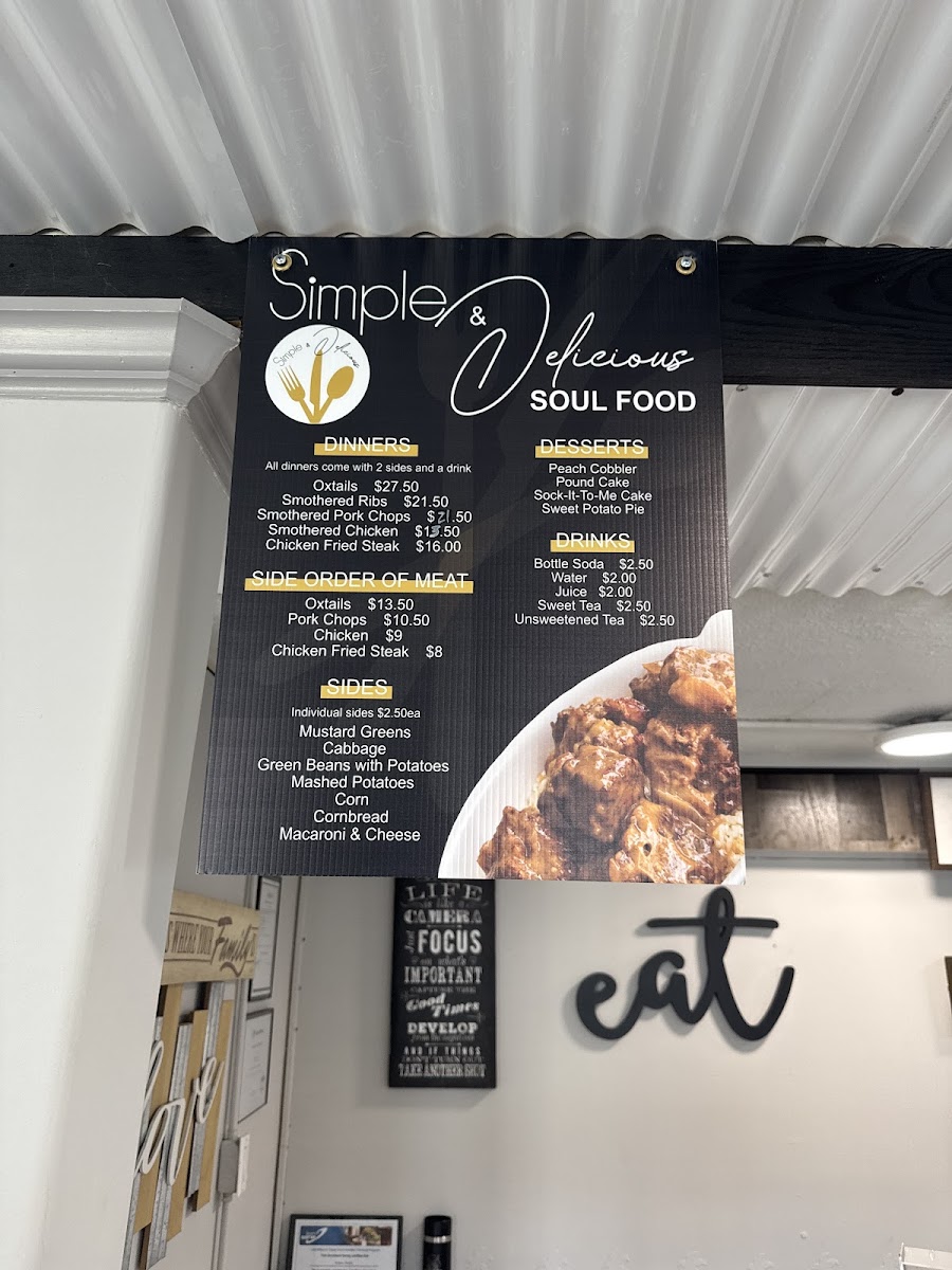Simple & Delicious Photo Menu 1