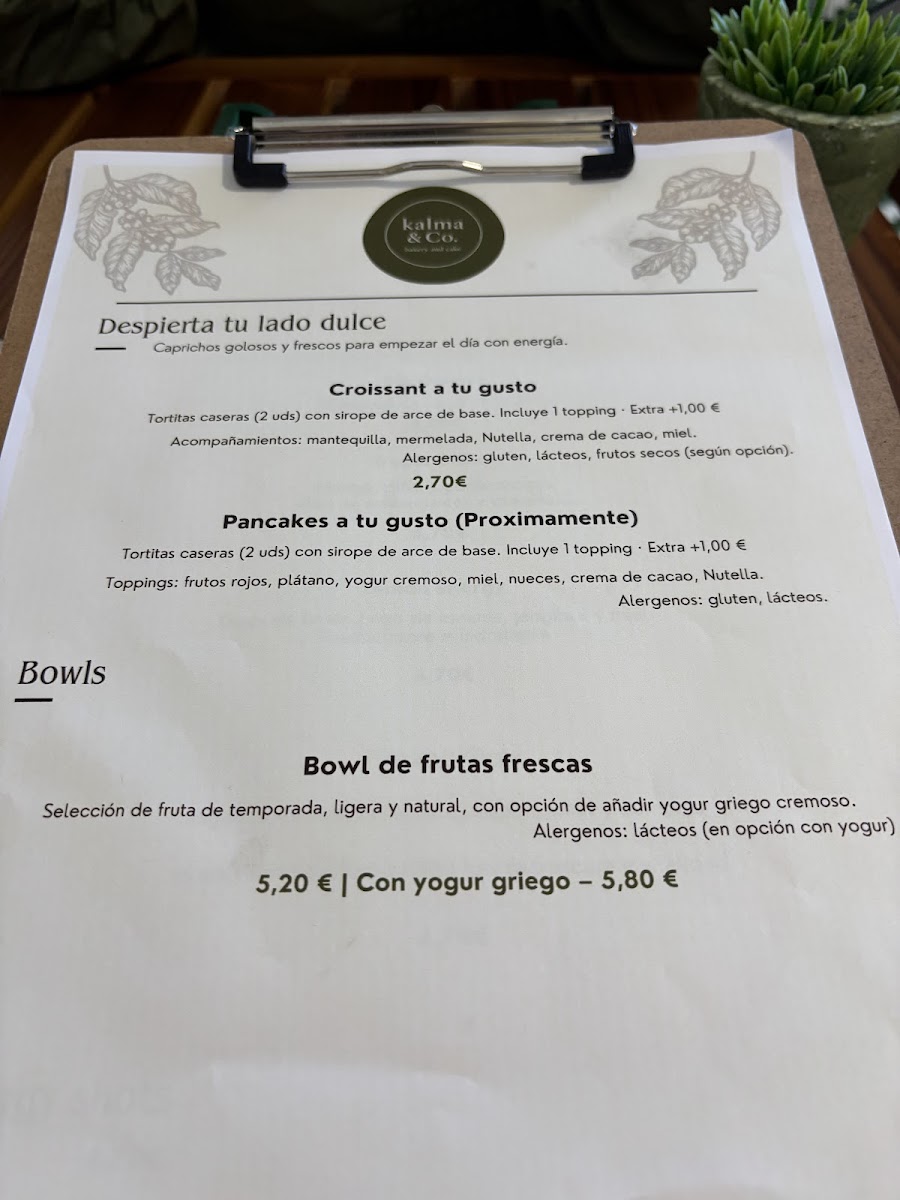Kalma&co.marbella Bakery and cake Photo Menu 1