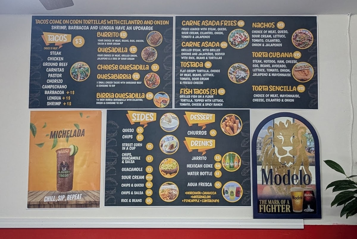 El Guero Tacos Punta Gorda Photo Menu 4