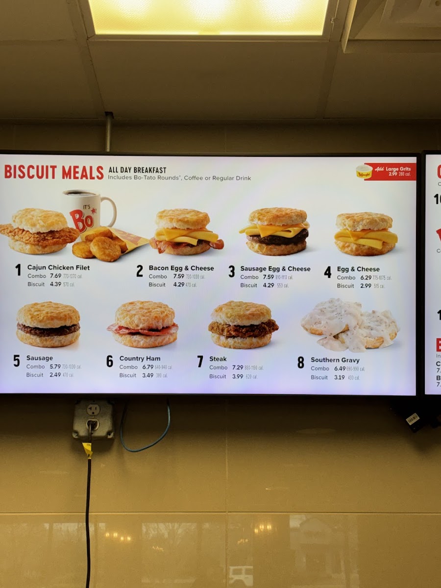 Bojangles Photo Menu 4