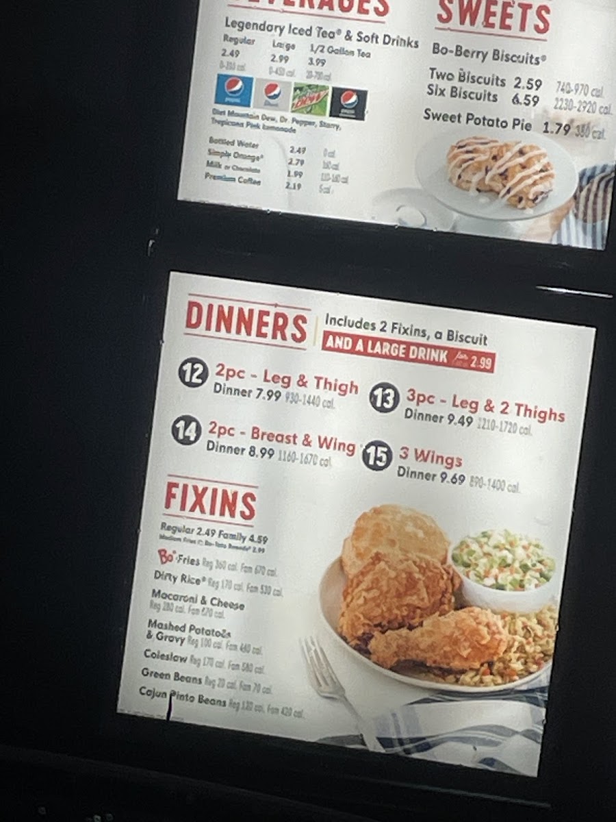 Bojangles Photo Menu 5