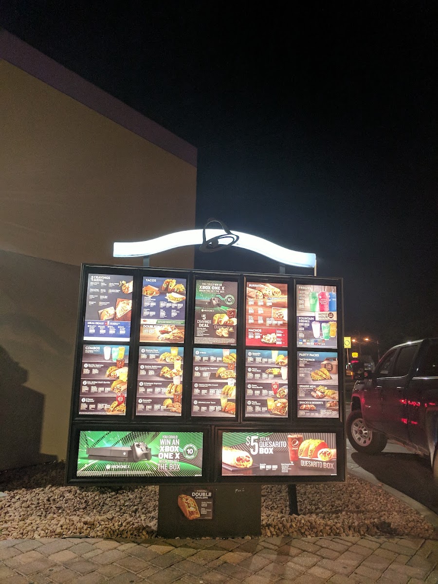 Taco Bell Photo Menu 2