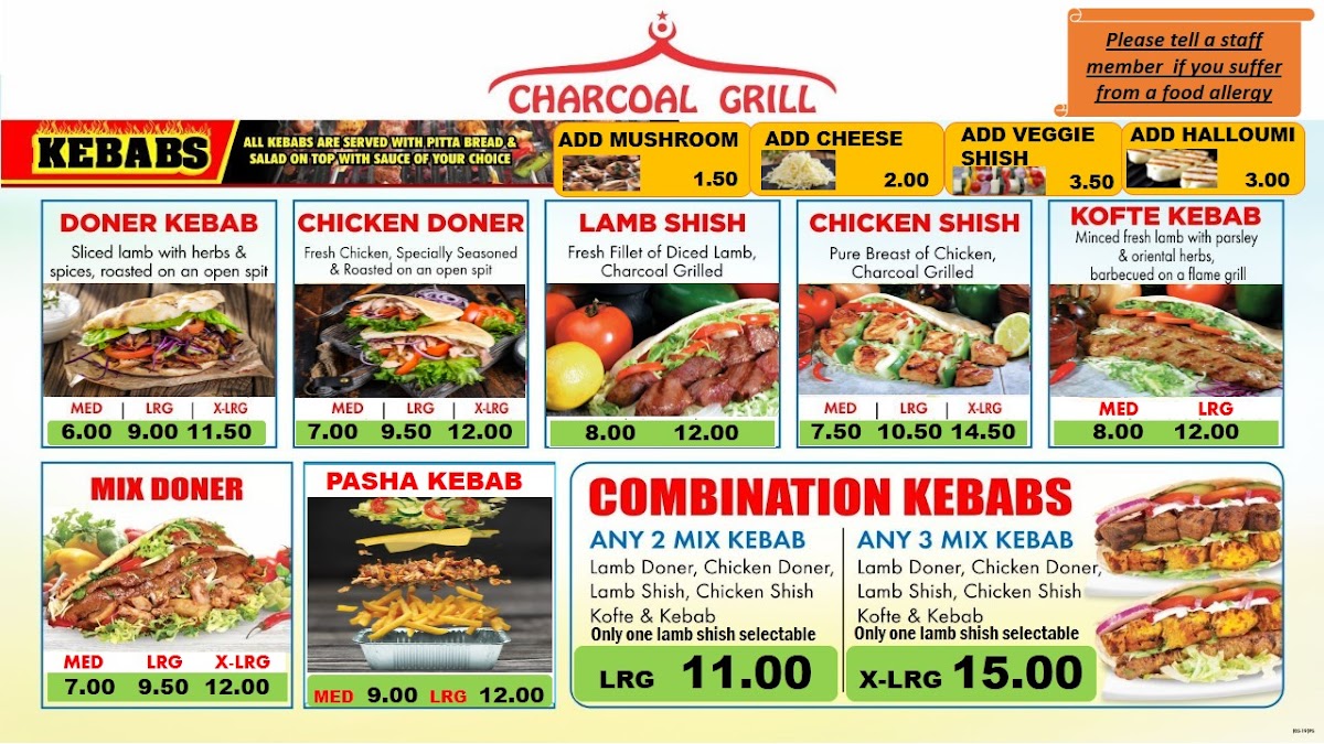 Charcoal Grill Photo Menu 3