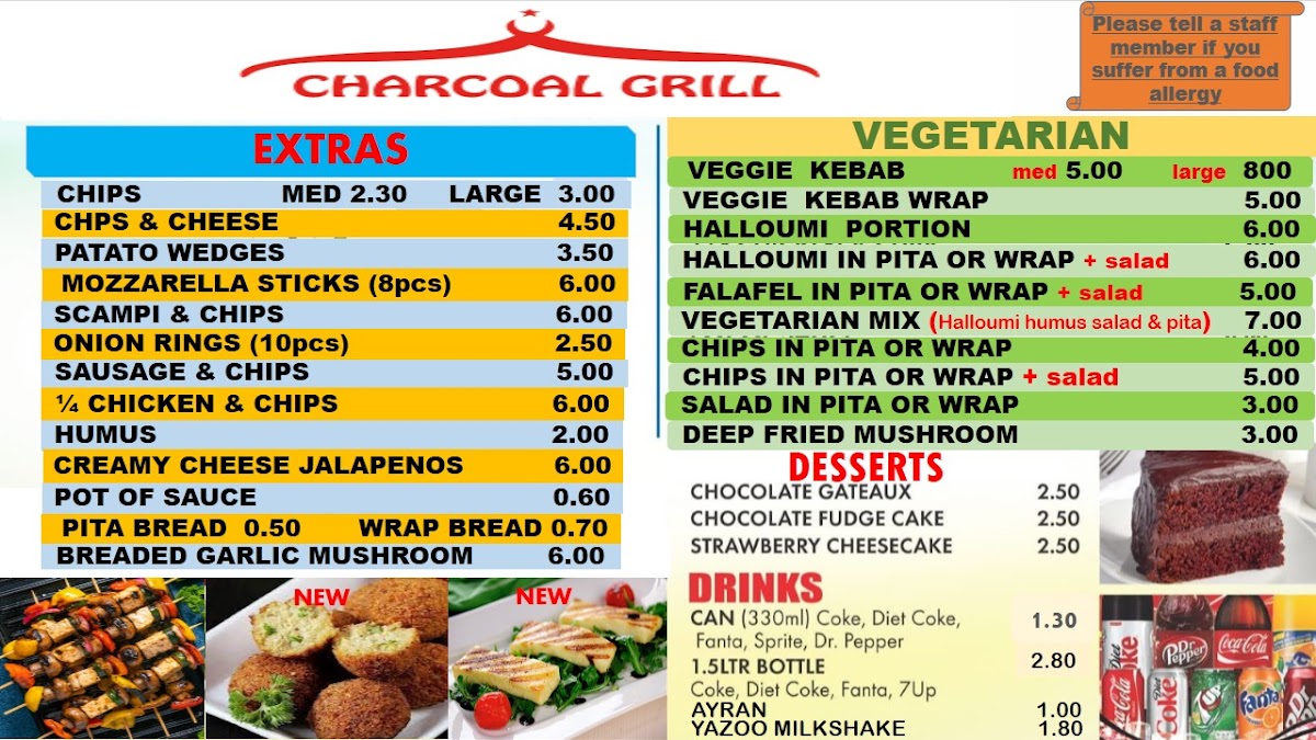 Charcoal Grill Photo Menu 4