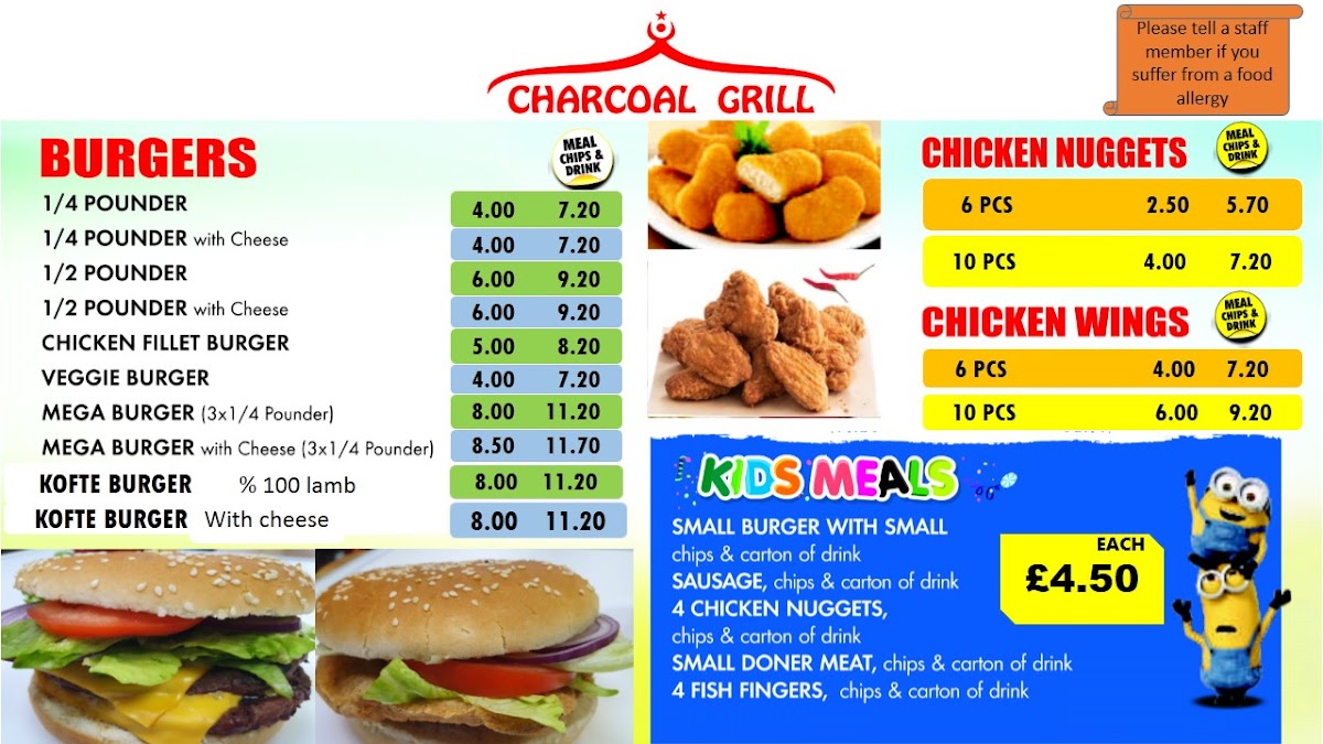Charcoal Grill Photo Menu 5