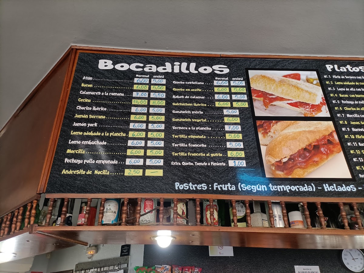 Cafetería Adanero Photo Menu 6