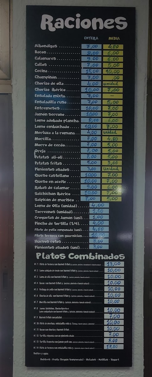 Cafetería Adanero Photo Menu 7