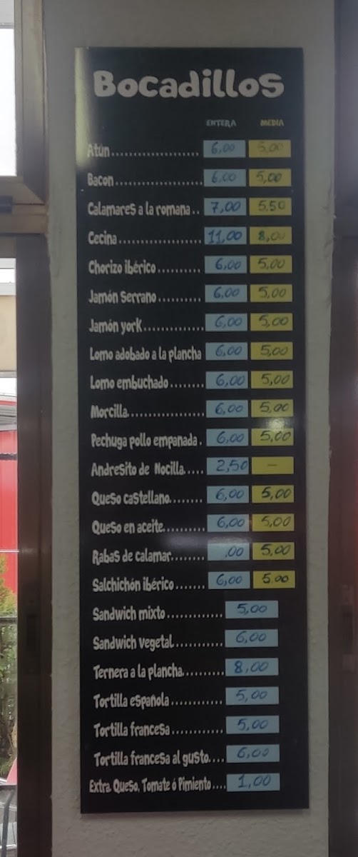 Cafetería Adanero Photo Menu 9