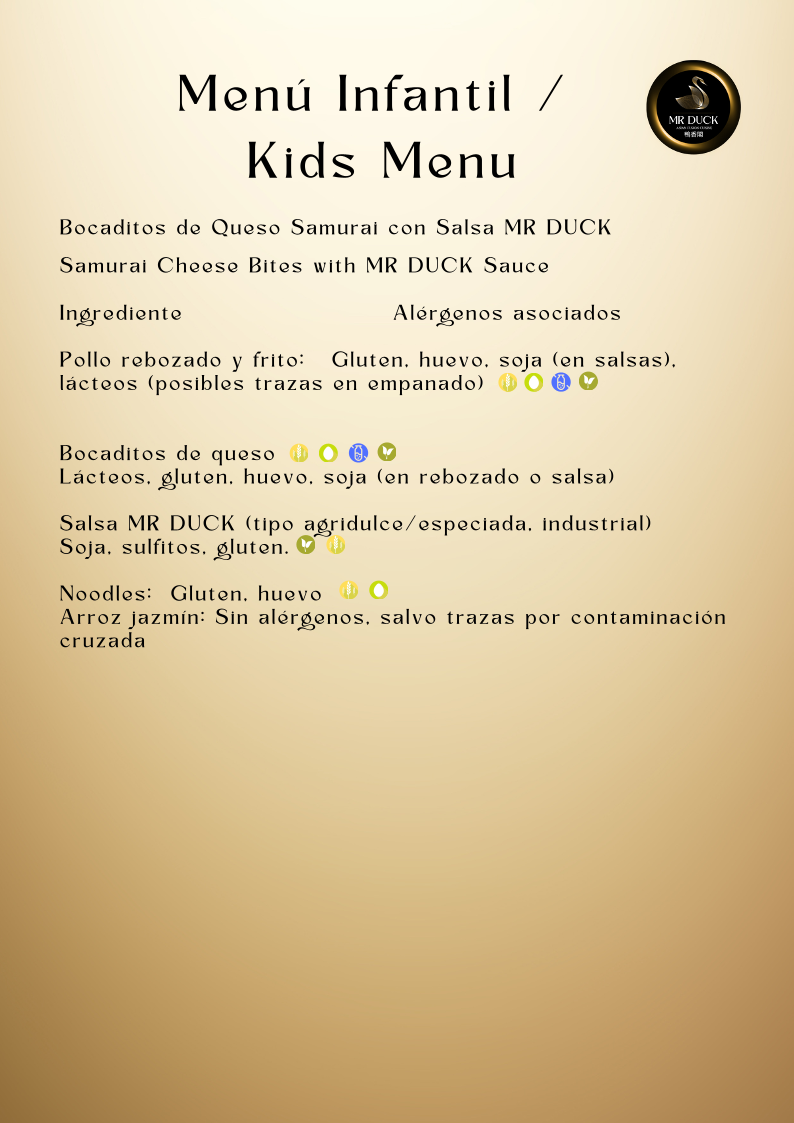 Restaurante Mr Duck Asian Fusion Cuisine Photo Menu 7