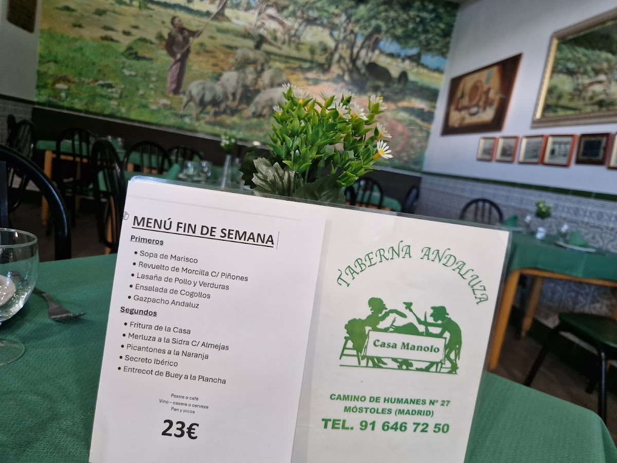 CAFETIN CASAMANOLO VILLAVICIOSA DE ODON Photo Menu 6