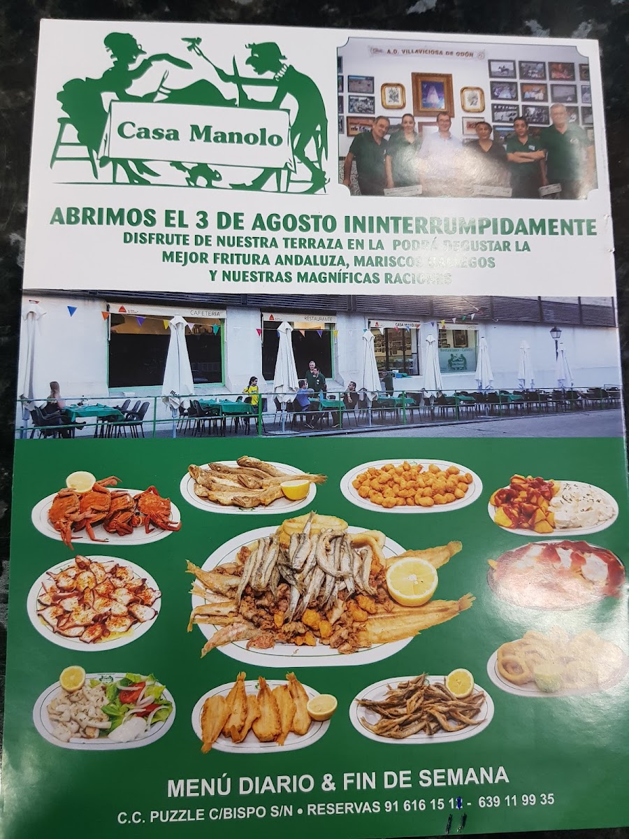 CAFETIN CASAMANOLO VILLAVICIOSA DE ODON Photo Menu 8