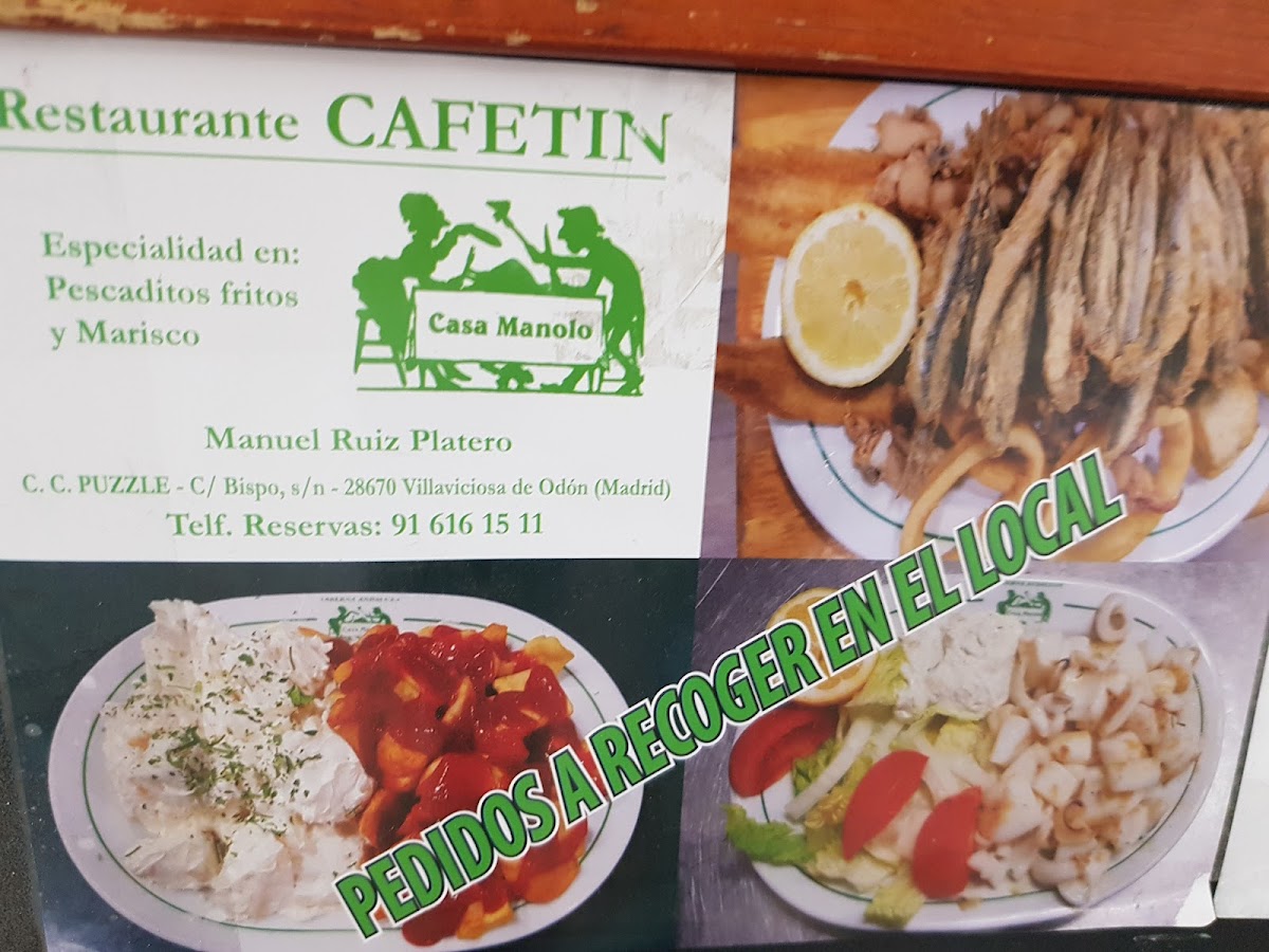 CAFETIN CASAMANOLO VILLAVICIOSA DE ODON Photo Menu 9