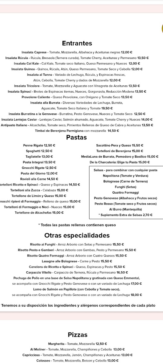 L'Angolo Italiano Photo Menu 5