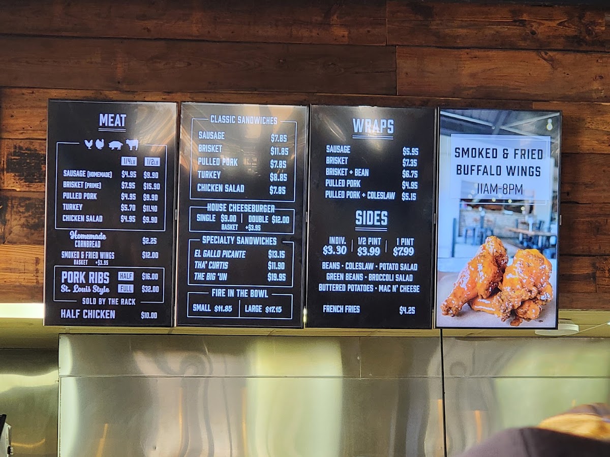 Miller's Smokehouse Photo Menu 3