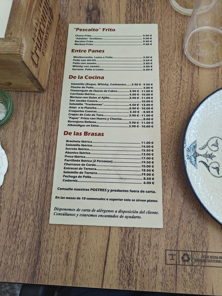Restaurante El Patio Der Carlo Photo Menu 3