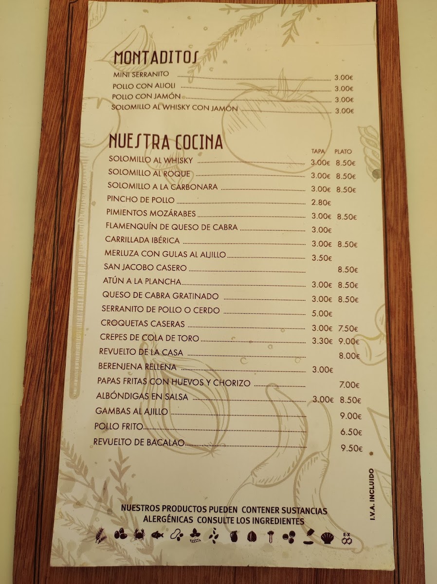Restaurante El Patio Der Carlo Photo Menu 6