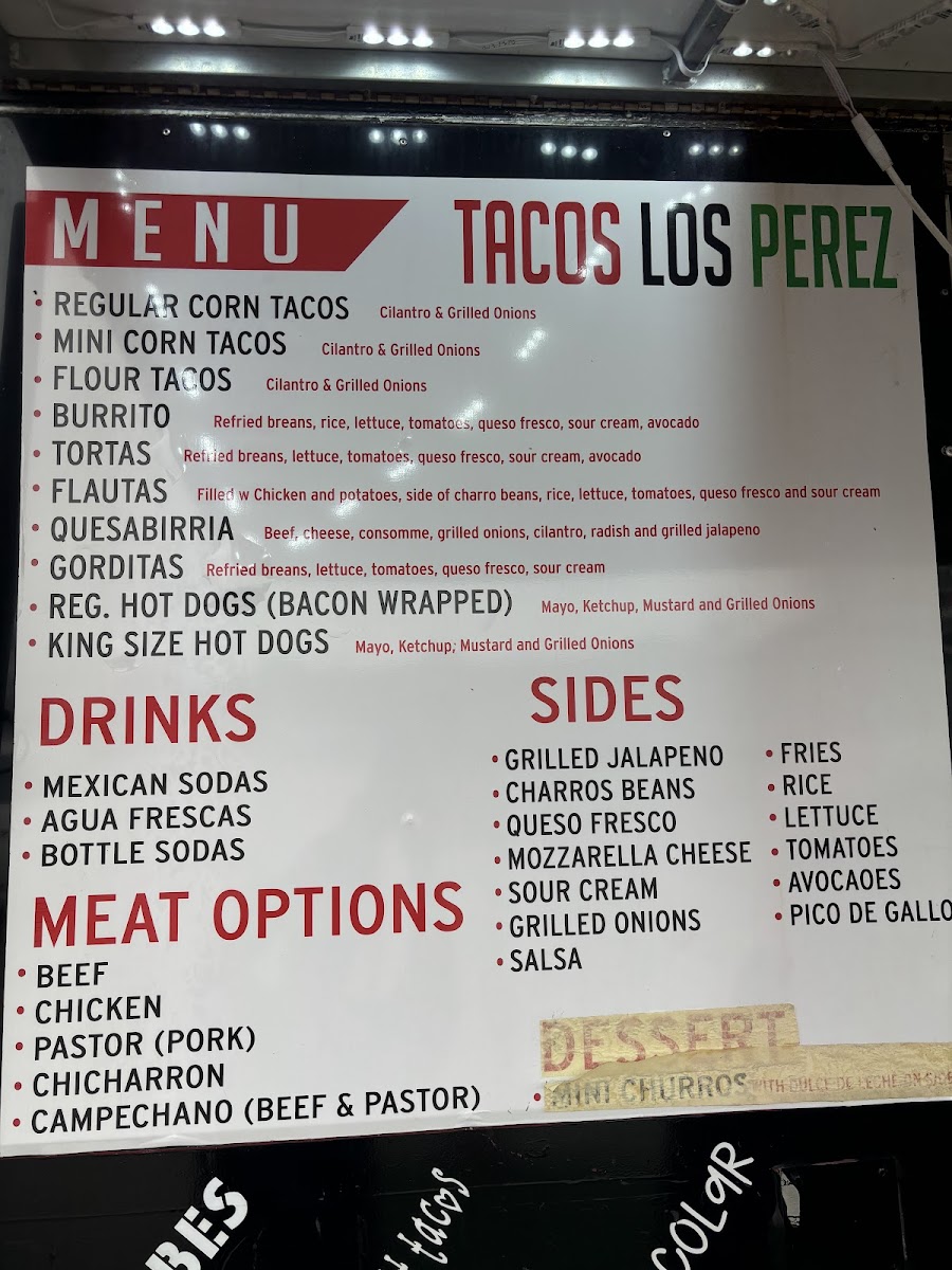 Tacos Los Perez Photo Menu 2